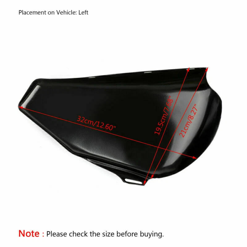 Left Side Battery Cover for Harley Sportster XL 883 1200 (2004–2013) T9