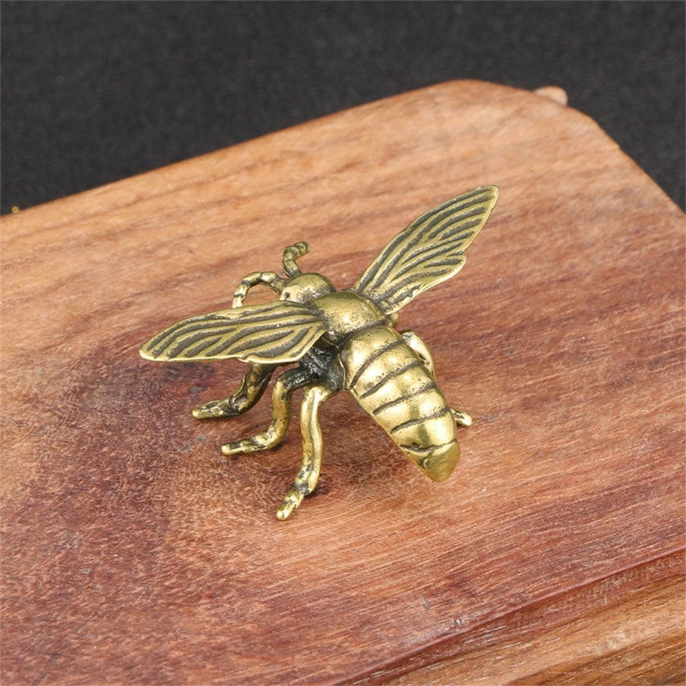 Bee Statue Decoration Ornament for Antique Brass (1 Piece)