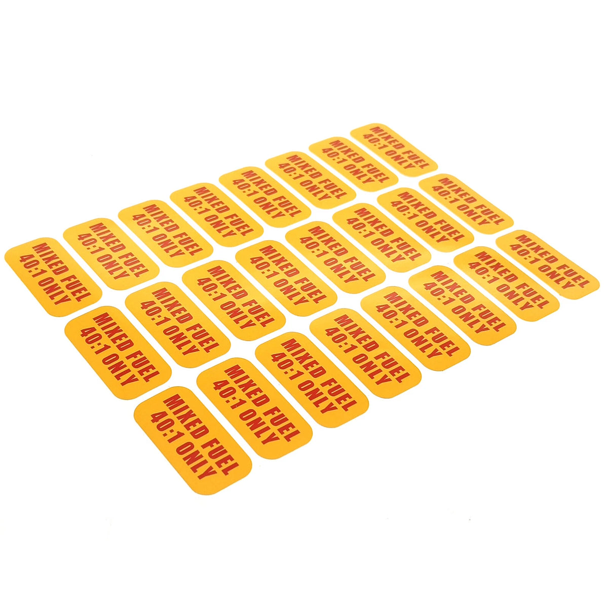 Weather Proof Stickers for Mixed Fuel 40:1 (24 PCS)
