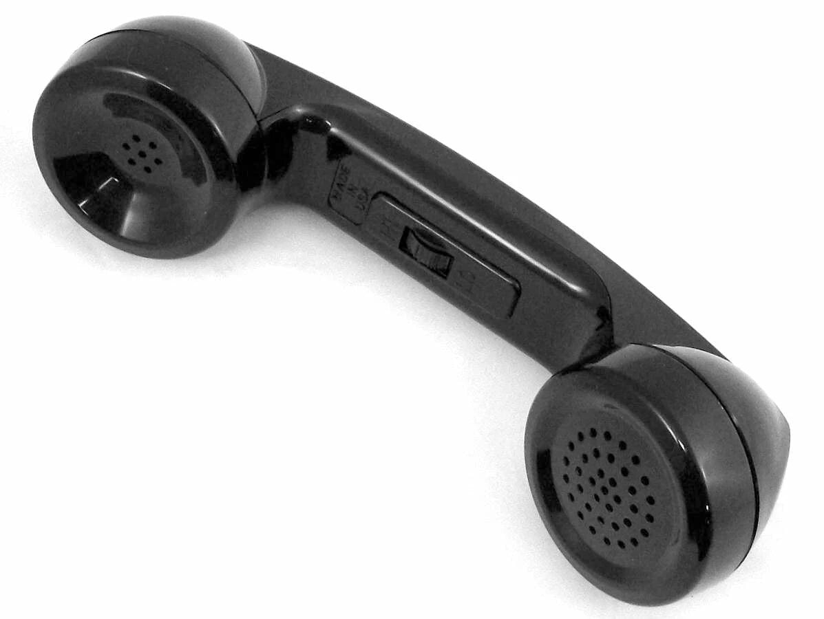Replacement Handset for Cortelco 006500-vm2-pak (Black)