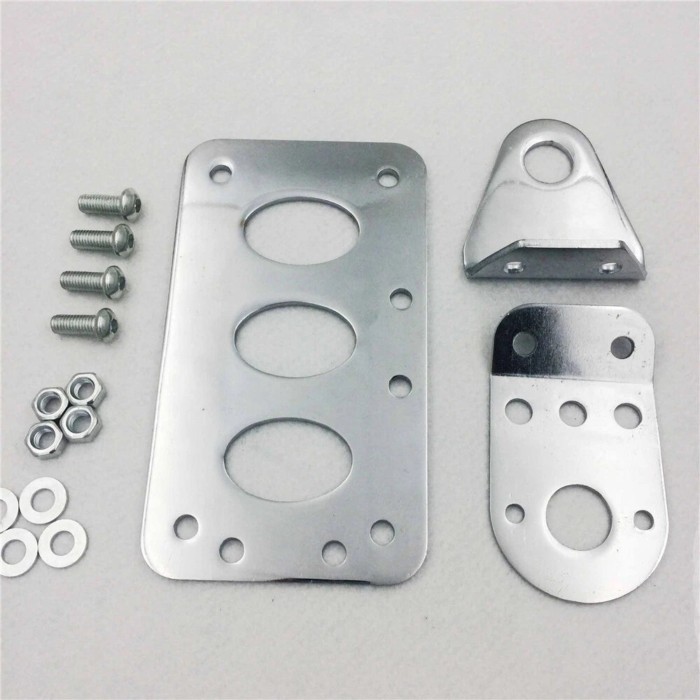 License Plate Holder for Harley Bobber Chopper (Chrome)