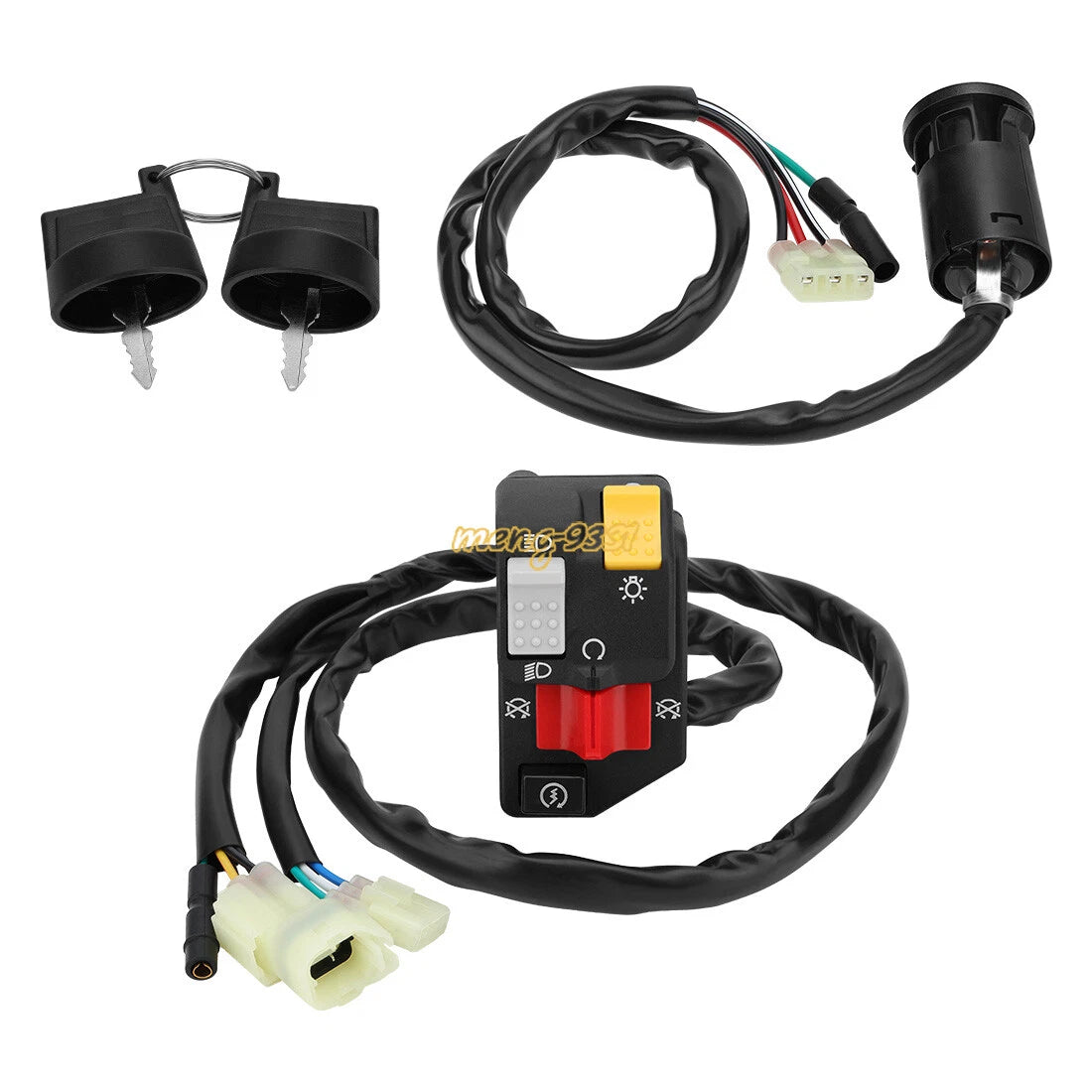 Handlebar Switch & Ignition Key Switch for Honda Sportrax 250 TRX250EX (2006–2007)