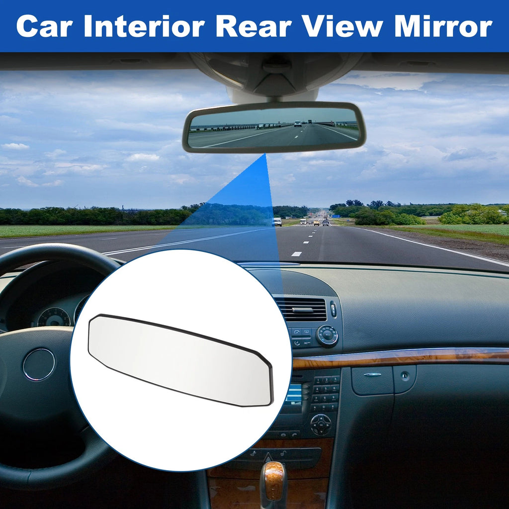 Interior Rearview Mirror Back Clip for Irregular Shape Vehicles (11.81x3.54")
