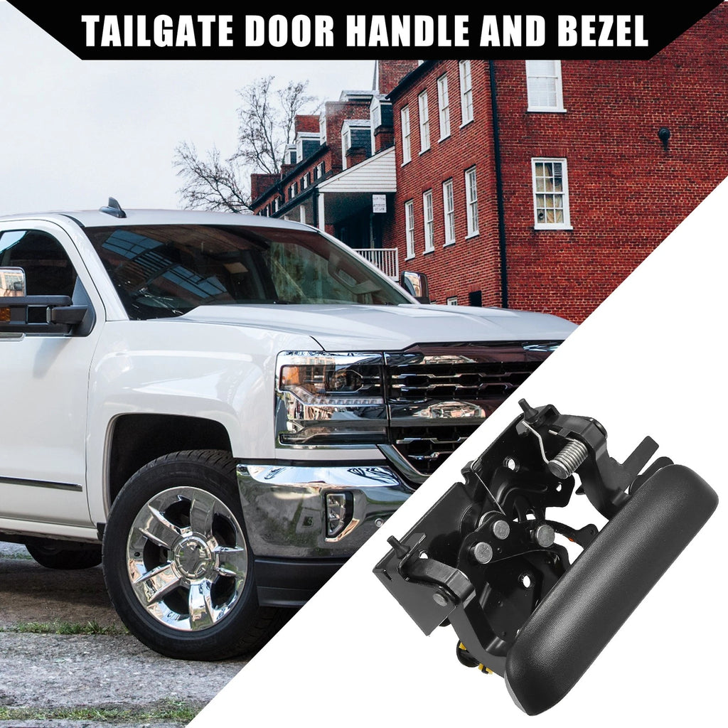 Tailgate Door Handle and Bezel Inner Set for Chevy Avalanche 1500 2500 (2007–2013)