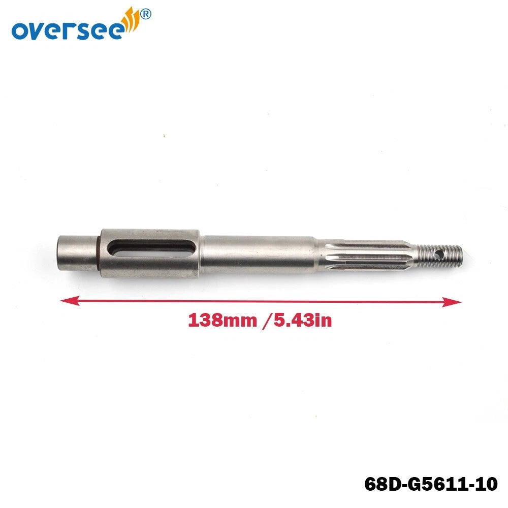 Propeller Shaft for Yamaha F 4 5HP Outboard (68D-G5611-10, 68D-45611-10, 6EE-G5611)