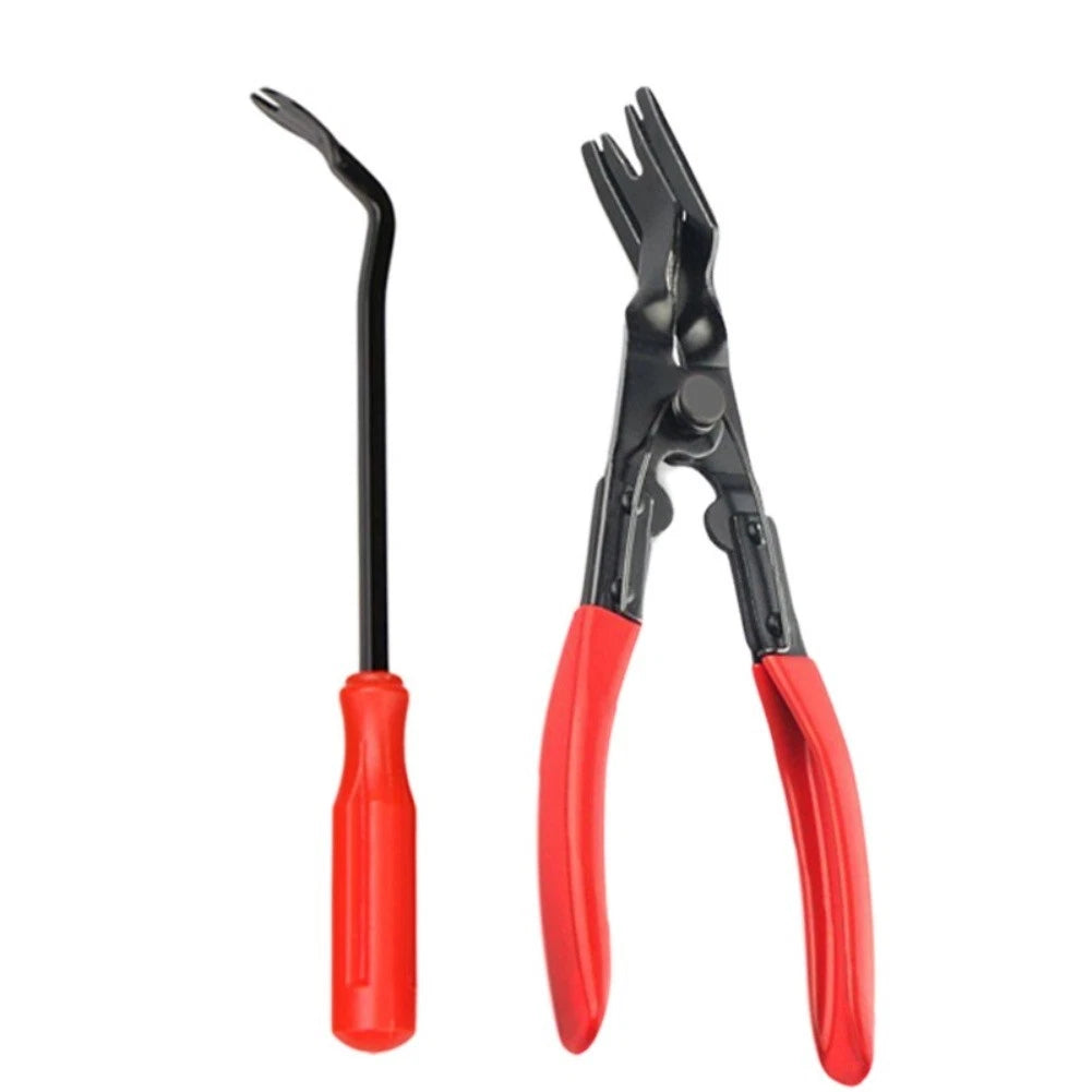 Set of 2 Car Interior Panel Clip Pliers and Remover Tool