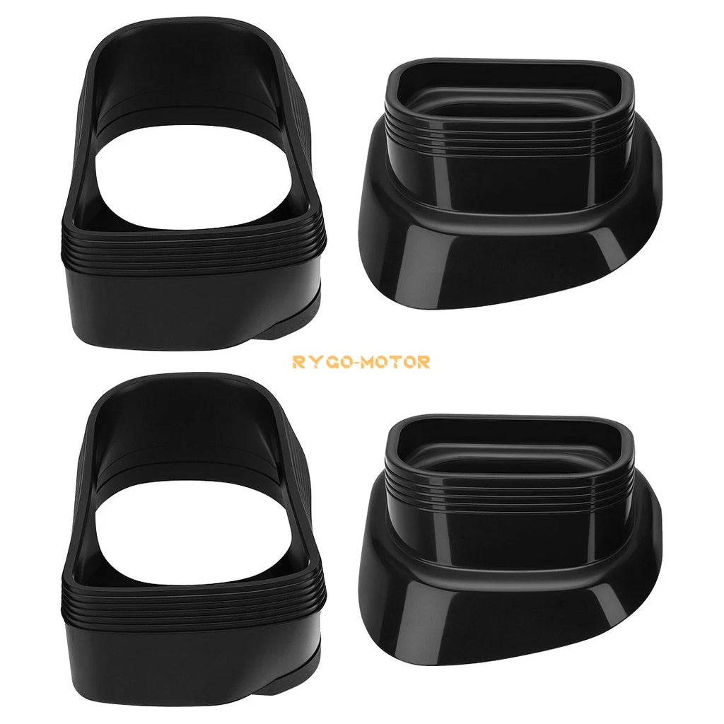 Set of 4 Ram Air Intake Duct Rubber Boots for Suzuki GSXR GSX-R 600 750 (1996–2000)