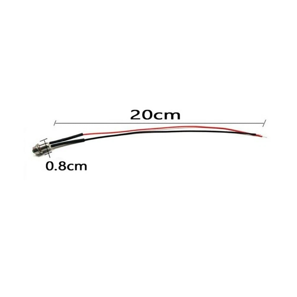 8mm LED Indicator Light for Boat (DC 12V)