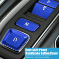 9pcs Gear Shift Panel Switch Button Cover Trim for Honda Accord (2018–2022) Blue