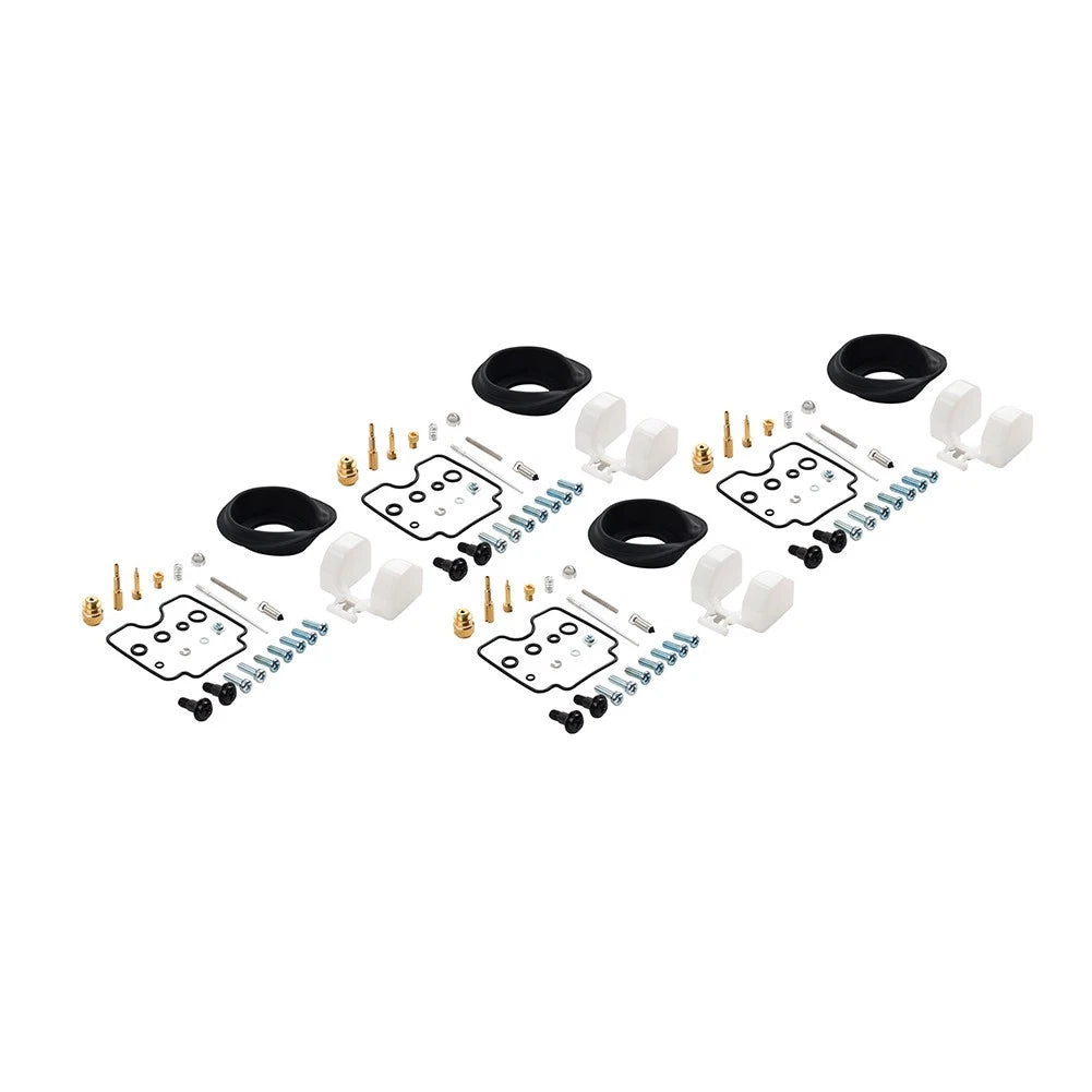 4X Carburetor Repair Kit for Yamaha XVS1100/XVS1100A (1999–2009)