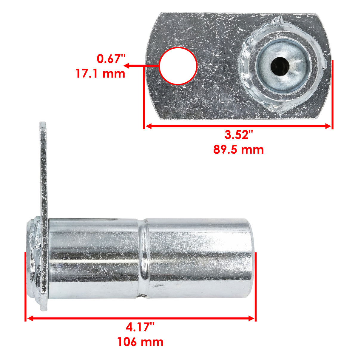 Lower Tilt Pin Quick Attach for Case SR175 SR200 SV185 (1978–1999)