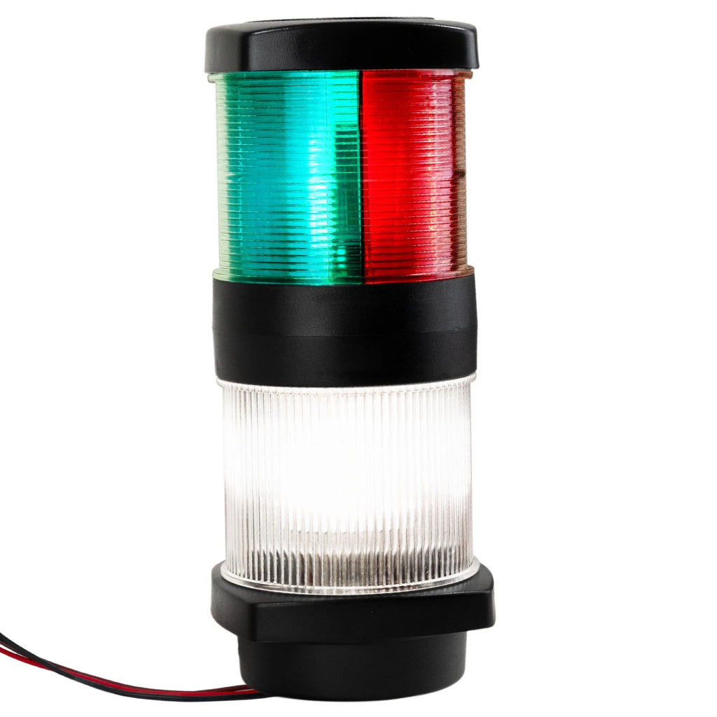 LED Tri-Color Anchor Navigation Light for Boats (12V)