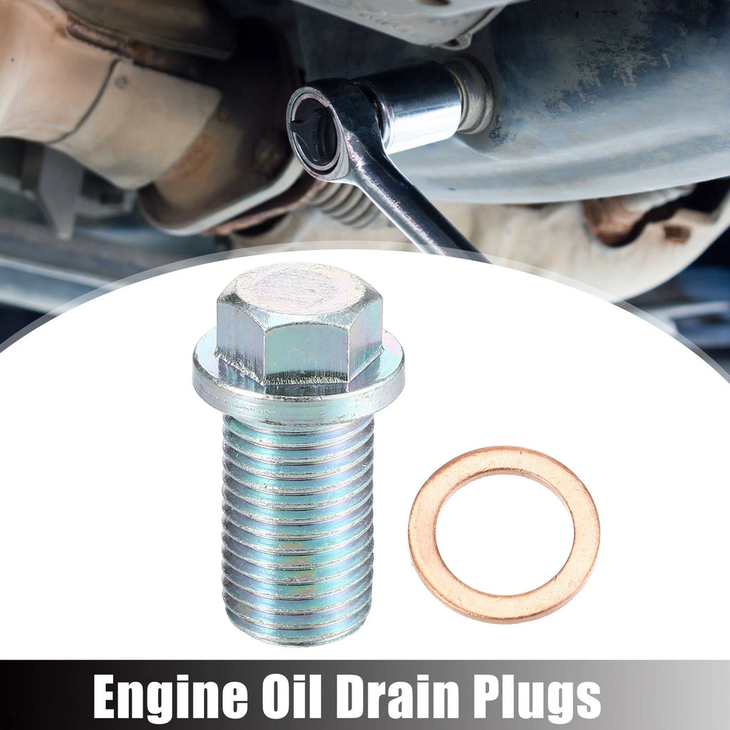 Engine Oil Drain Plug Set M14x1.5 with Washer for Mercedes-Benz (2014–2019)
