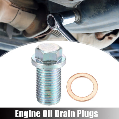 Engine Oil Drain Plug Set M14x1.5 with Washer for Mercedes-Benz (2014–2019)