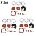 Set of 3 Carburetor Repair Kits for Johnson Evinrude (18-7247, 438996, 436852)