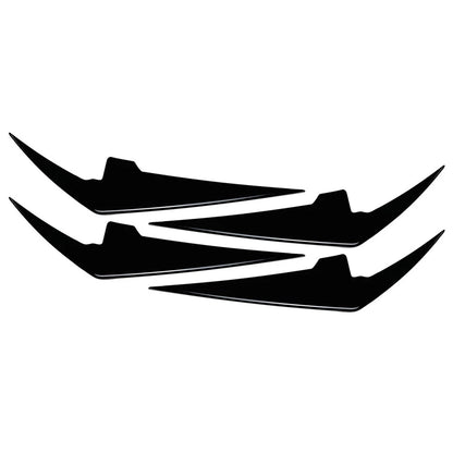 Front Bumper Side Spoiler Splitter for BMW 3 Series G20 G21 (2023–2024)