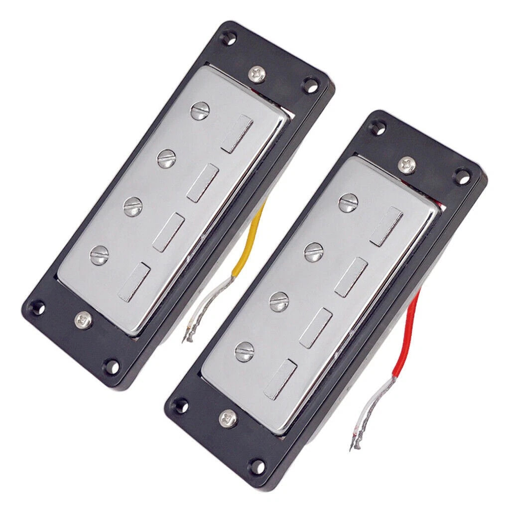 4-String Humbucking Bridge Pickup & Neck Kit for Universal Electric Bass
