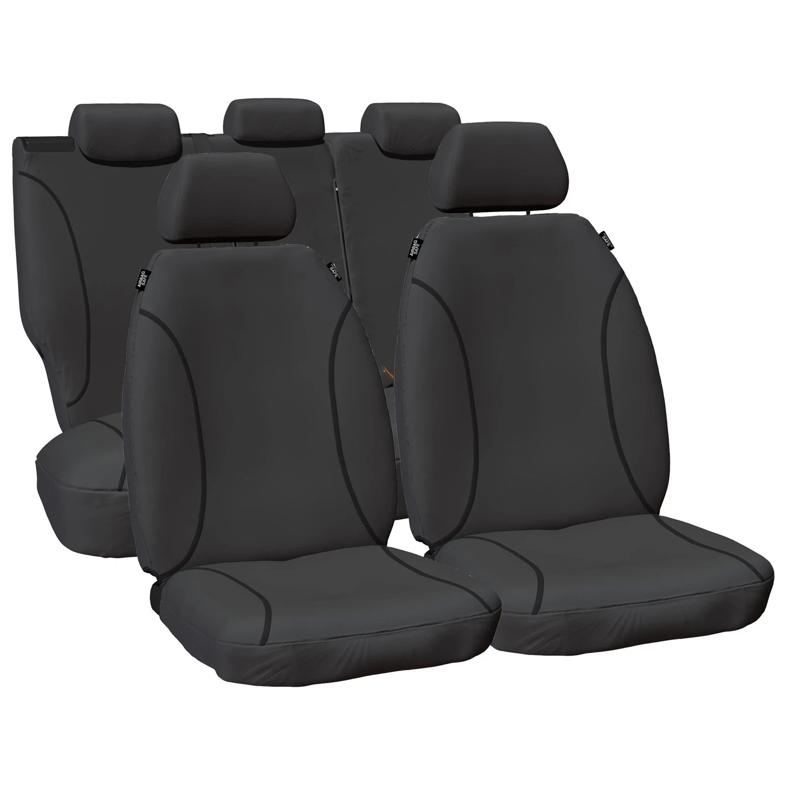 Tailor Made Grey Canvas Seat Covers for Mazda BT50 UR (2015–2019)