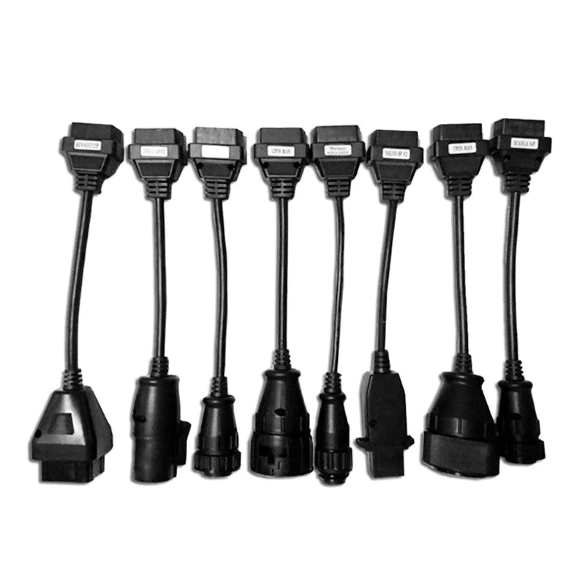 8 Pcs OBD2 Diagnostic Tool Adapter Cables for CDP B9 A (Truck)