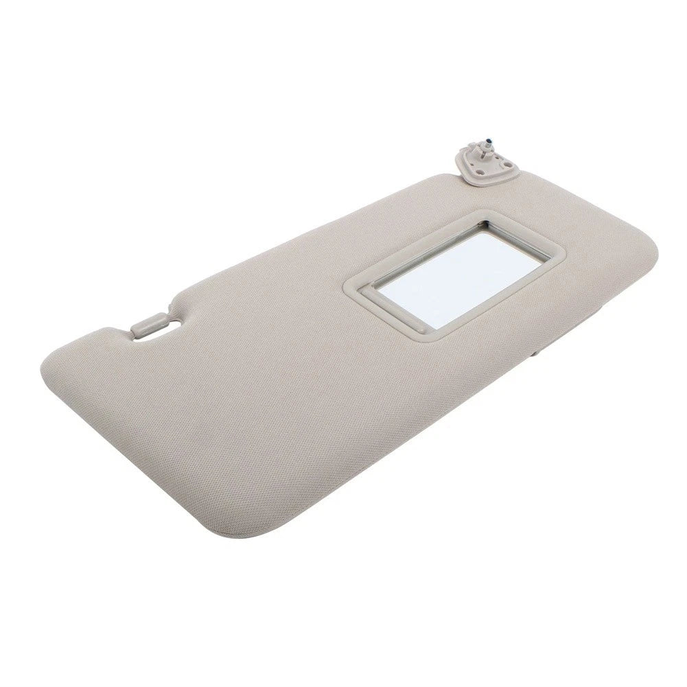 Right Sun Visor for Nissan Versa (2007–2012) Gray w/ Mirror OEM