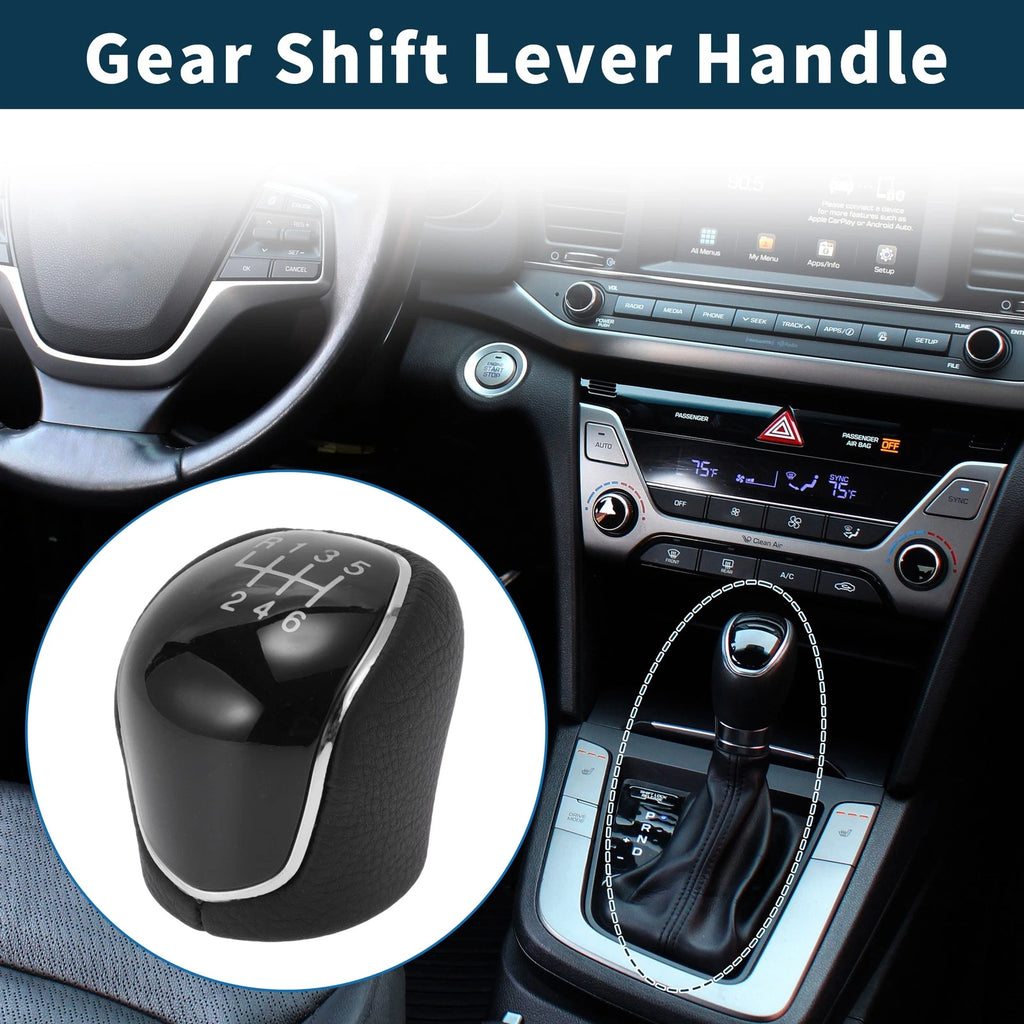 Manual Gear Shift Knob Handle for Hyundai IX35 (2010–2016) Plastic