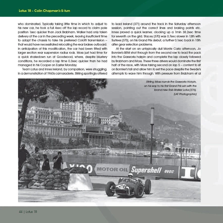 Lotus 18 Complete Race History & Stats (1960–1966)