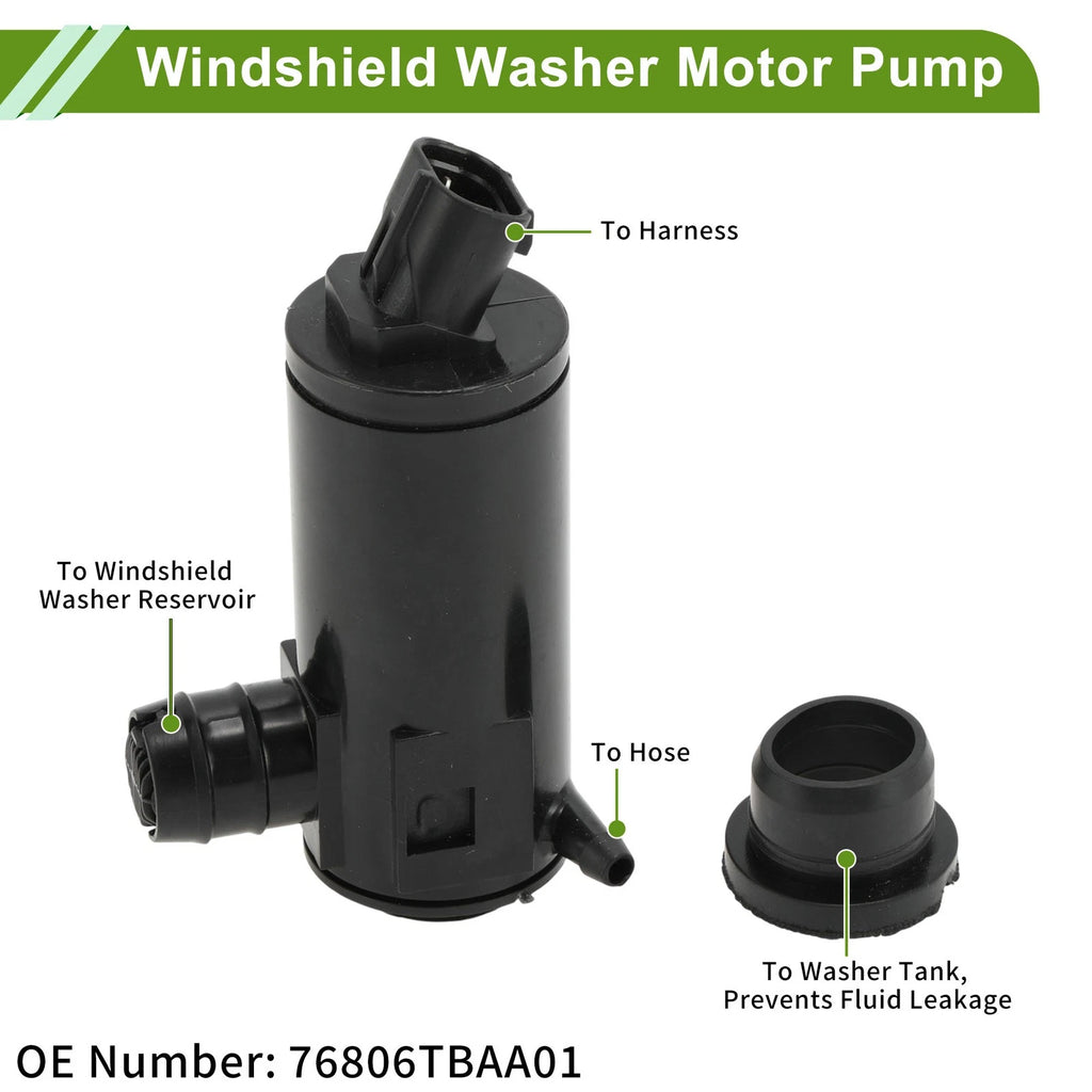 Windshield Washer Pump for Acura Integra (No. 76806TBAA01)