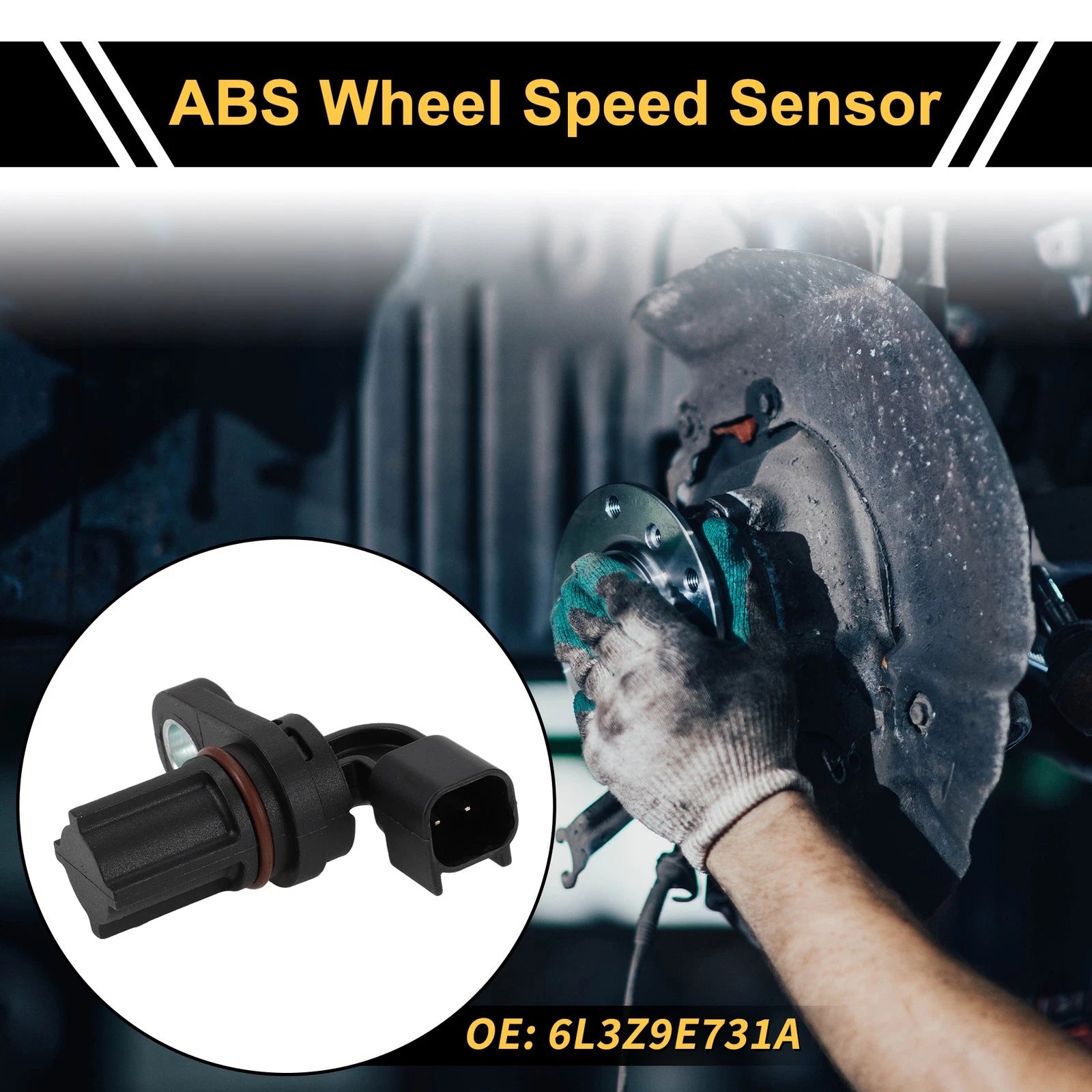 Wheel Speed Sensor ABS Rear Left Right Replacement for Ford F-250 (1999–2018)