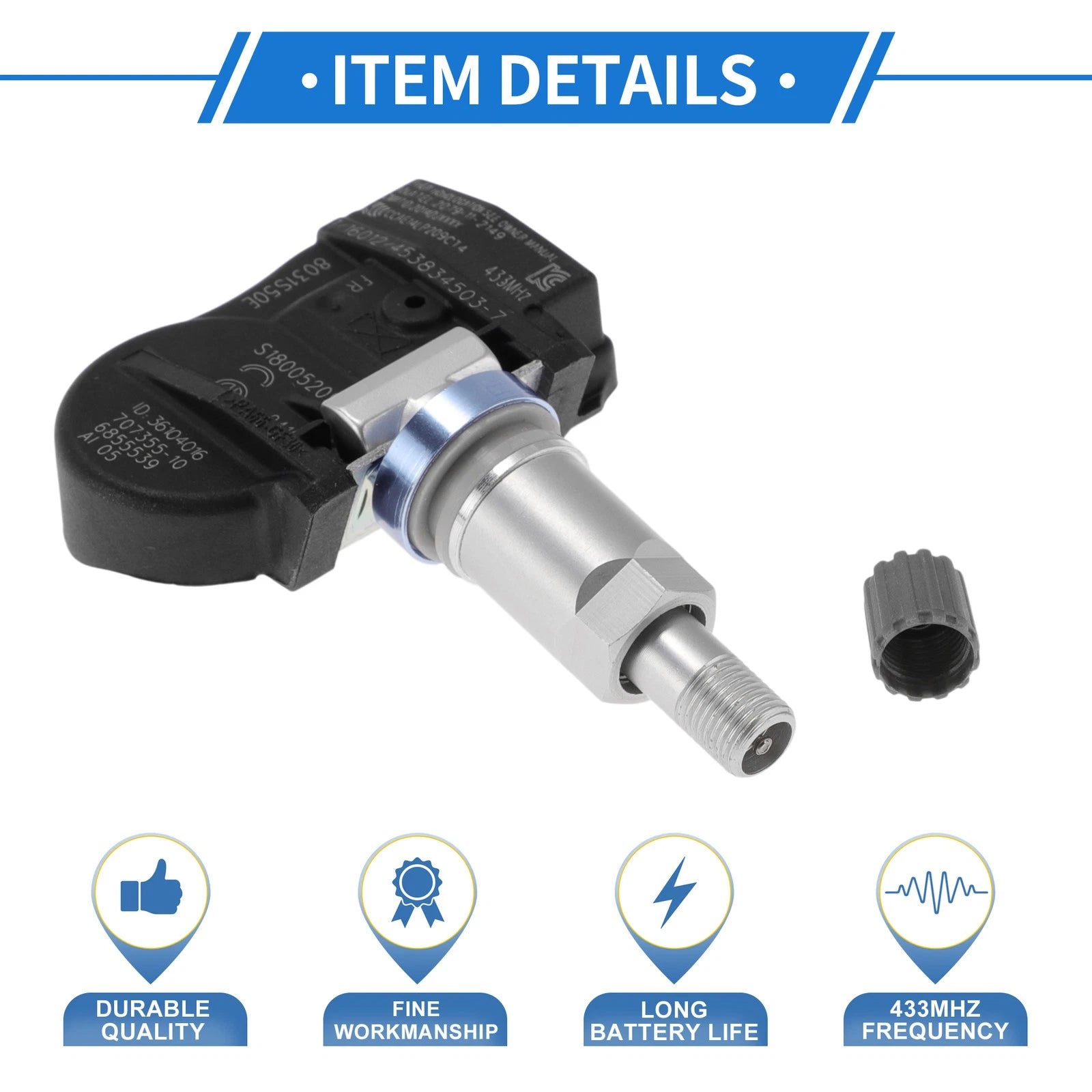 TPMS Sensor No. 70735510 for BMW 3-Series GT (2013–2016)