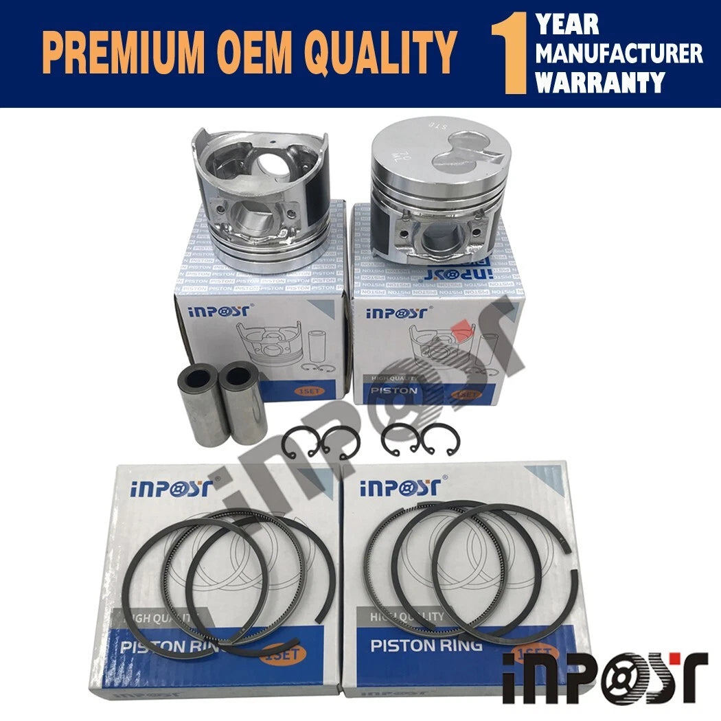 Piston Kit with Ring for Yanmar 2TNV70 (Hitachi 8NX, Takeuchi T108)