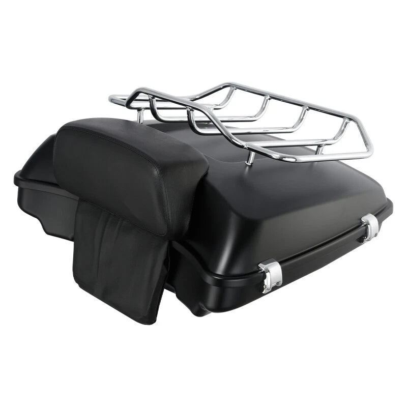 Matte Trunk Backrest Mount Rack for Harley Touring (2009–2013)