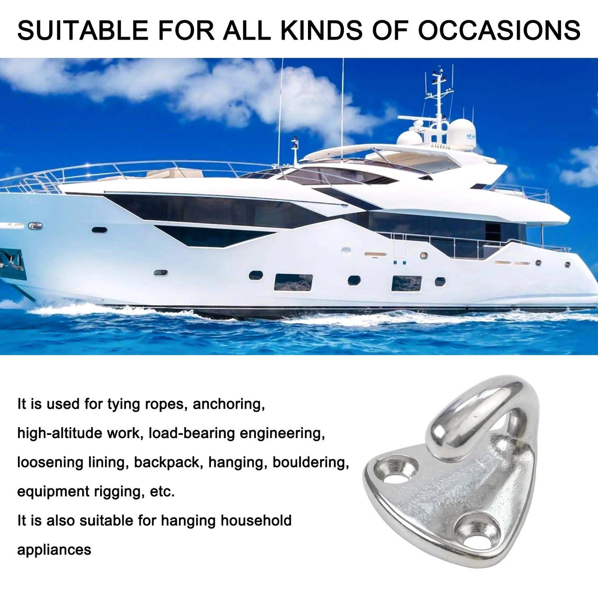 Stainless Steel Hooks for Outdoor Accessories