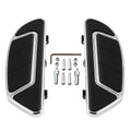Chrome Driver Floorboards for Harley Road Glide (2014–2024)