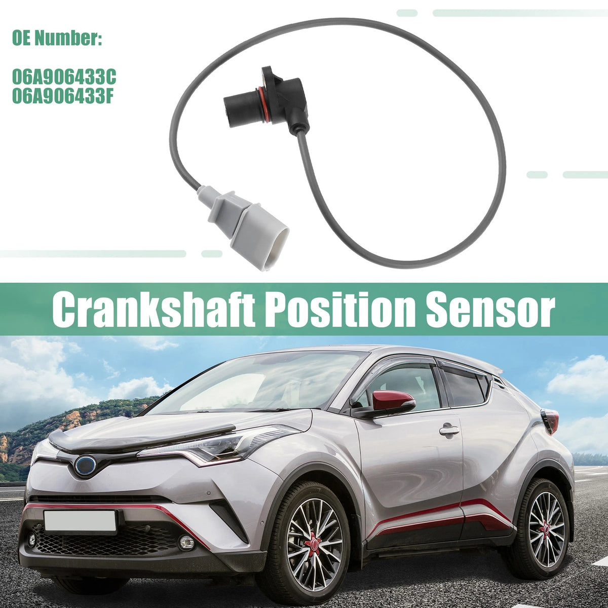 Crankshaft Position Sensor Replacement for Audi A4 A6 TT S4 (2005–2018)