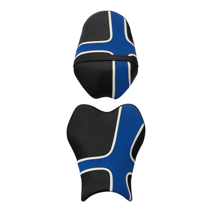 Rider & Passenger Seats for Suzuki GSXR1000 (2009–2016) - Black Blue