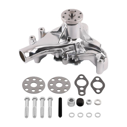 Chrome Long Water Pump for Small Block Chevy 283 305 350 400 (1960–1985)