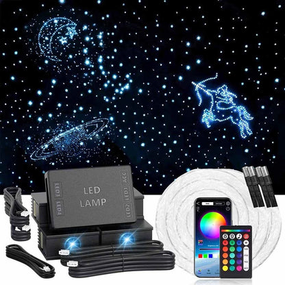 1200 PCS Fiber Optic Star Light Kit for Car Roof Glow Ceiling Lights