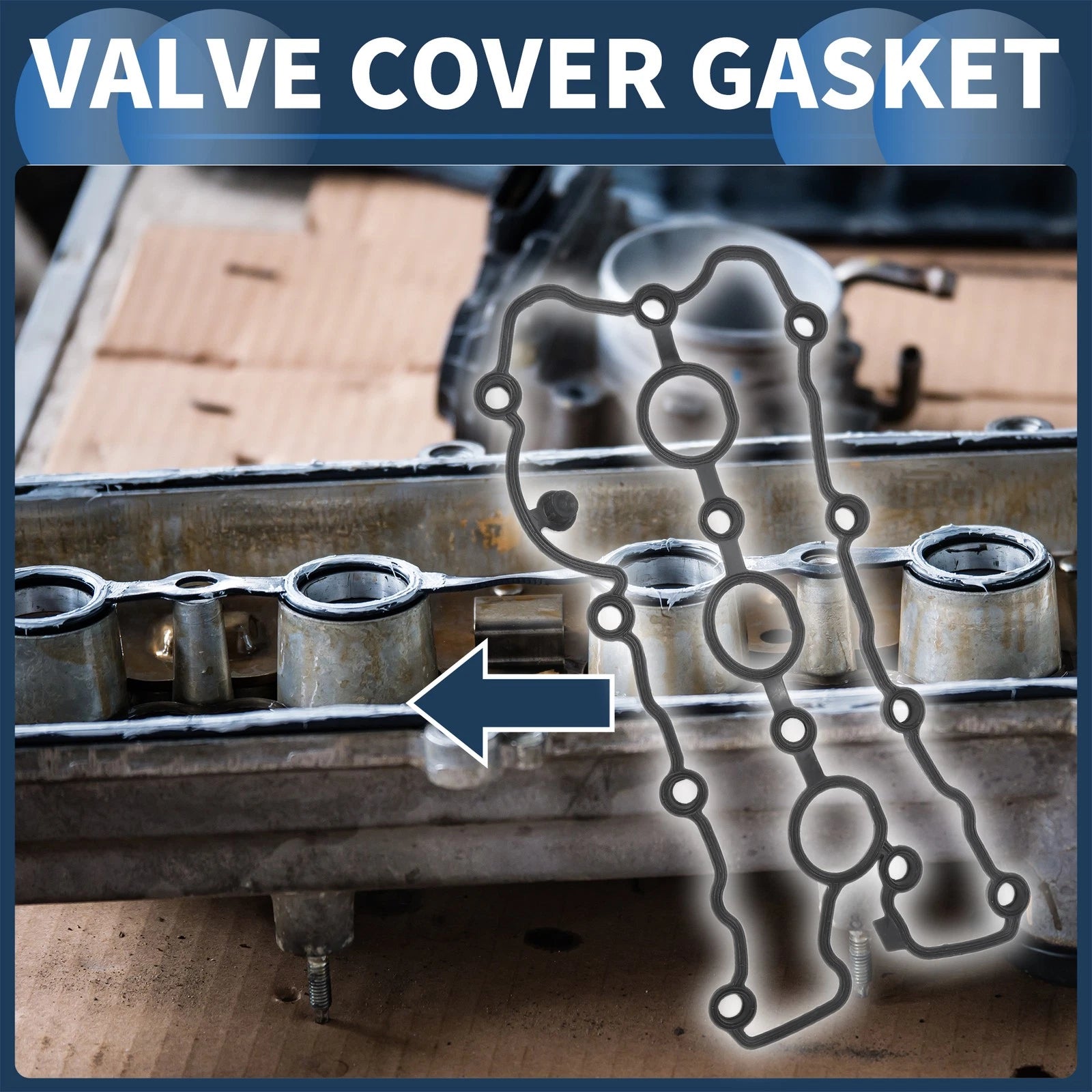 Valve Cover Gasket Replacement Set for Audi A4 and A6 (2005–2008)