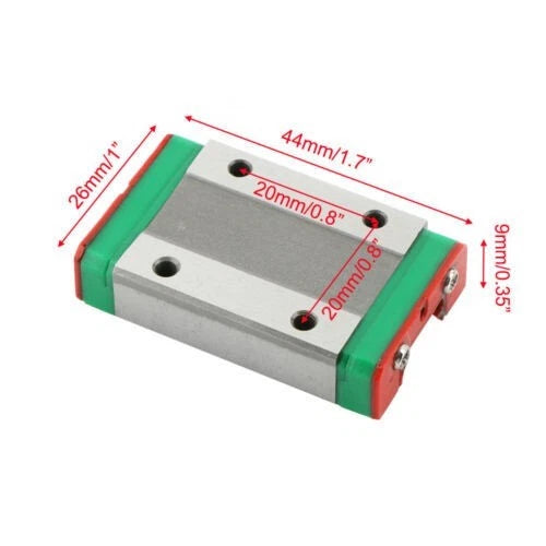 MGN9C Linear Guide Rail Slider for Robotic Arms (Robotic Applications)