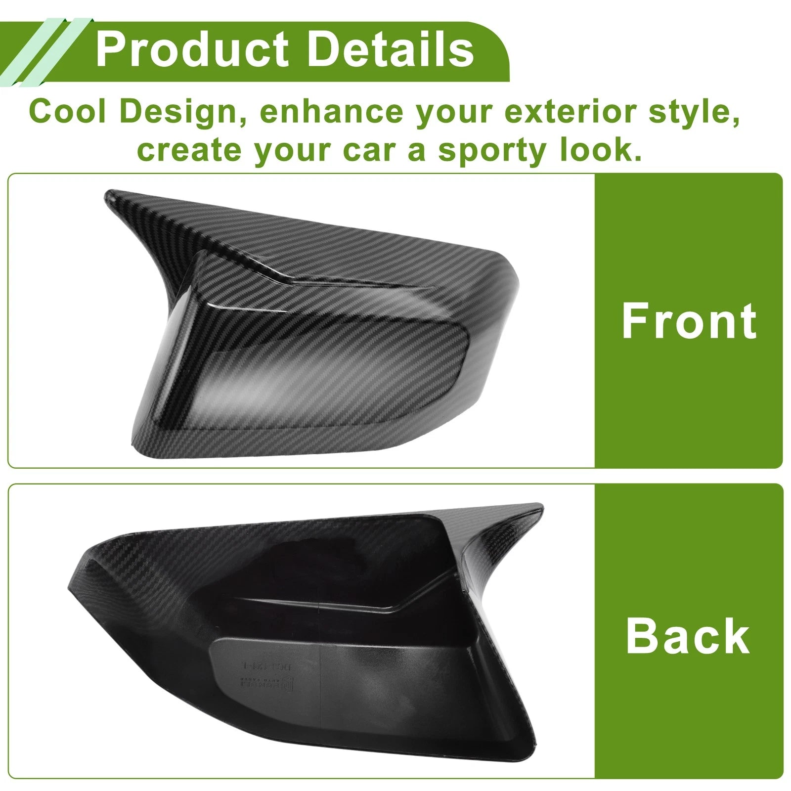 Mirror Cover Cap Replacement Pair for Chevrolet Colorado (2023–2025)