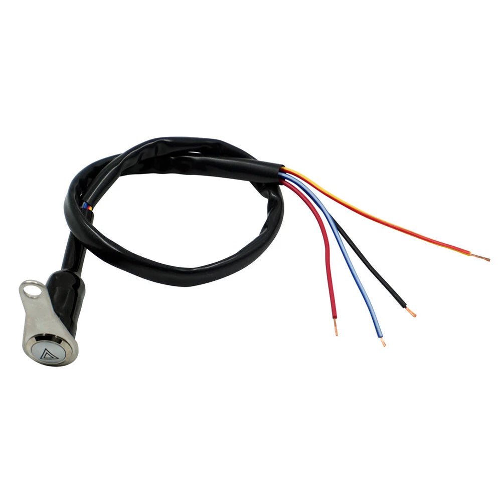 12V Motorcycle Push Button Switch ON OFF for Handlebar with Red LED