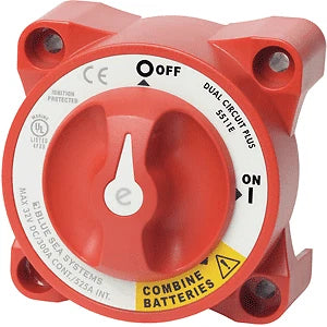 Dual Circuit Plus Battery Switch for Blue Sea 5511e (2010–2023)