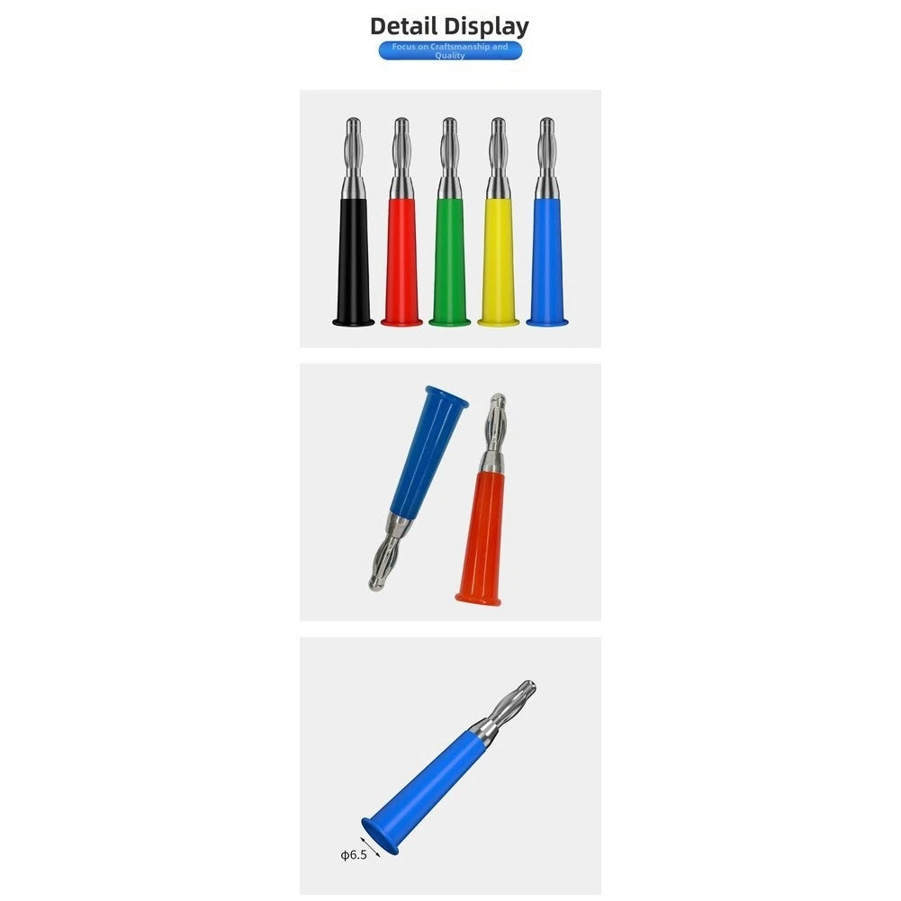 4mm Welding Terminal for Electrical Test Leads (Multiple Colors)