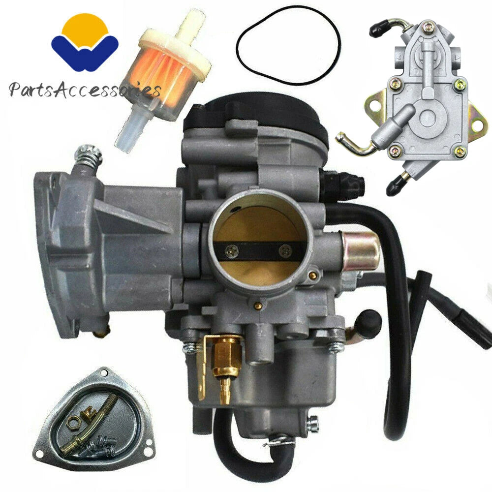 Carburetor and Fuel Pump for Yamaha Rhino 450 YXR450 YXR450FA (2008–2009)