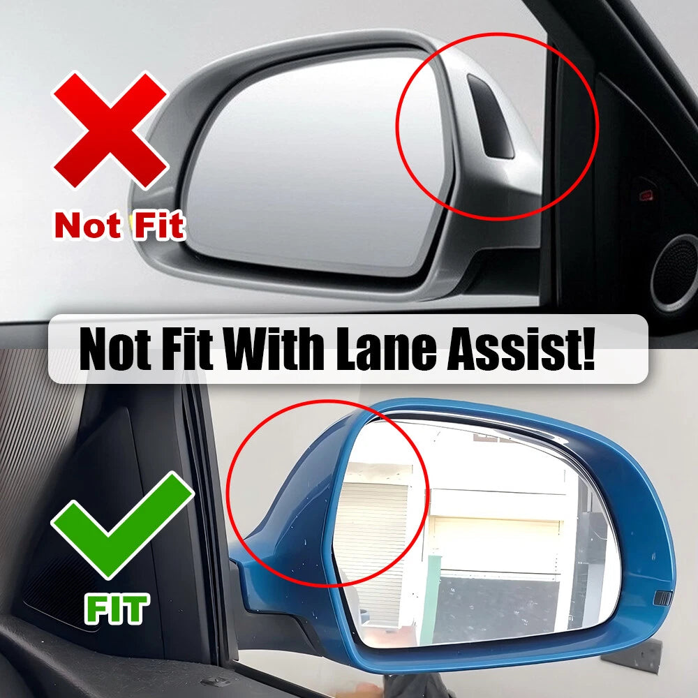 Carbon Look Mirror Cover Cap for Audi A3/S3 8P (2008–2009)