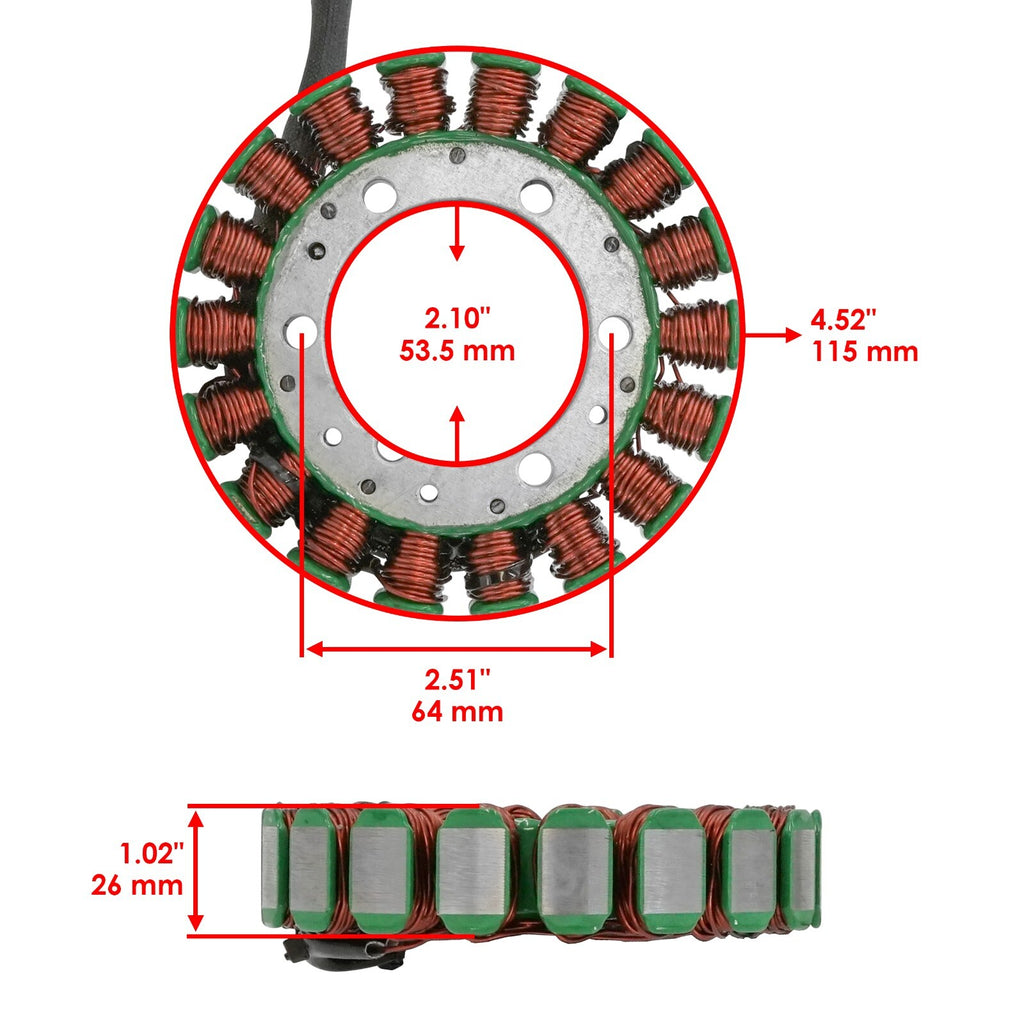 Caltric Magneto Stator Replacement for Suzuki DR650SE DR 650SE (1996–2025)