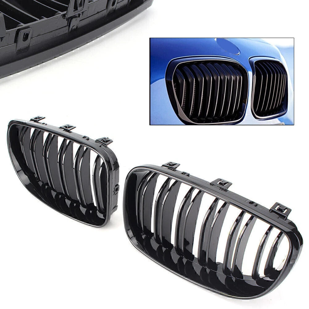 Front Center Grille for BMW 1-Series E81 E87 (2008–2011) Gloss Finish