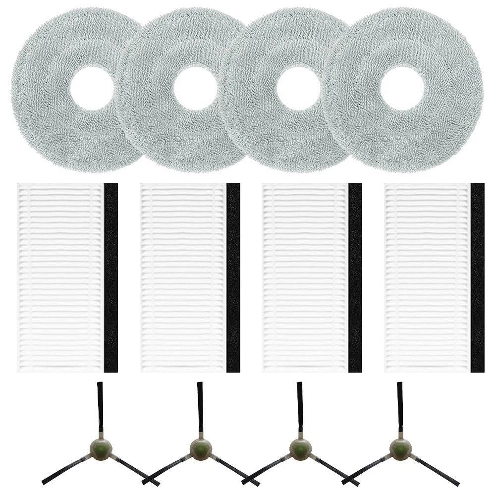 Side Brush Filter Mop Cloth Kit for LEFANT M3 Robot (2019–2023)
