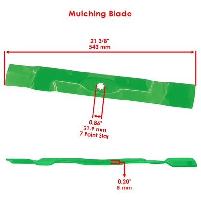 Mulching Blade 42 Inch Replacement for John Deere LT160 LT180 (1995–2016)