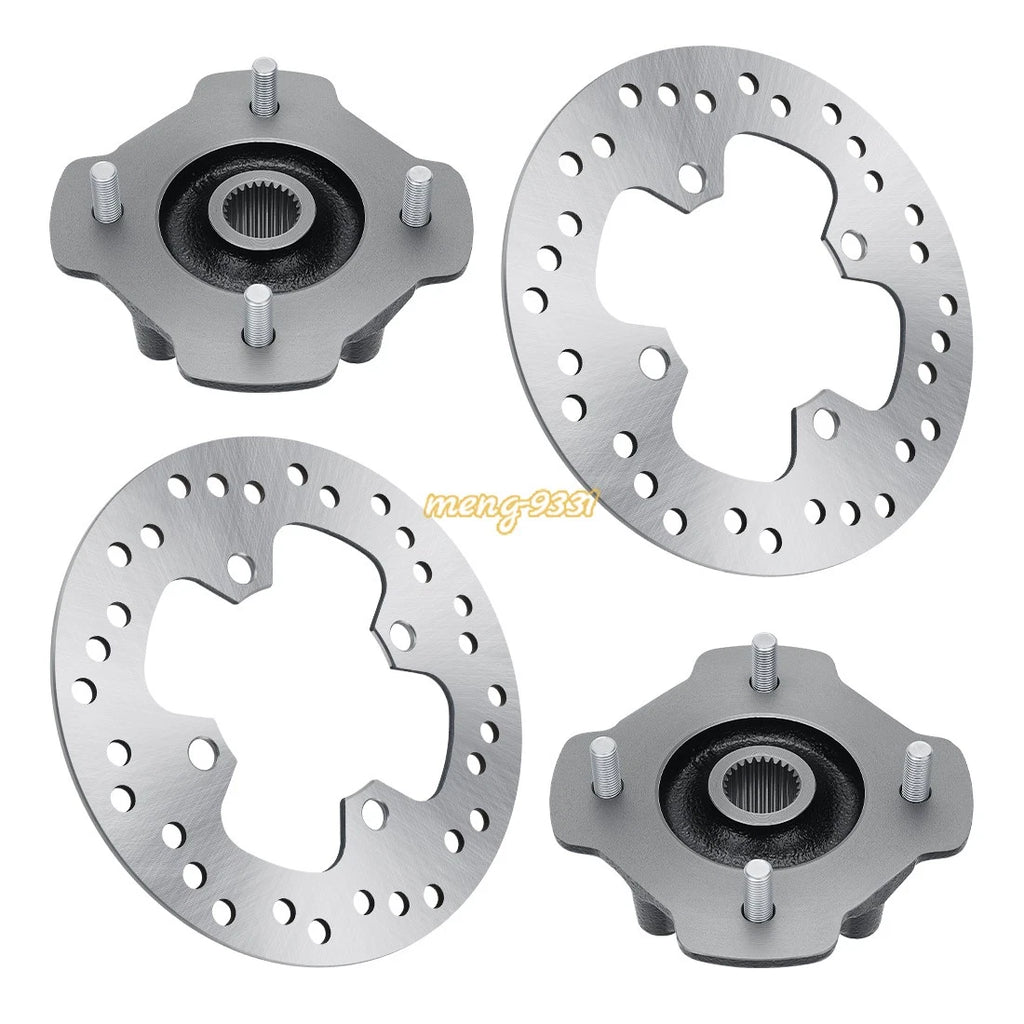 Front Left Right Wheel Hub w/Disc Rotor for Honda Foreman 500 (2014–2019)